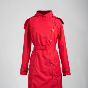 Capcoat regenjas voor dames rood